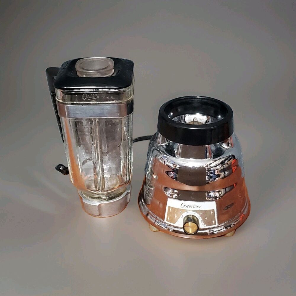 Osterizer Model 450 Series A Vintage Beehive blender Chrome Glass Works VTG